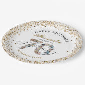  Happy Birthday Cheers To 70 Years Photo Collage Papieren Bordje (Gekanteld)