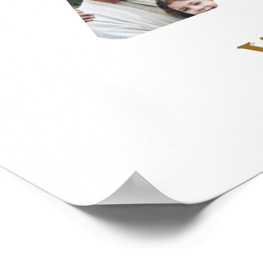 Happy Birthday Cheers To 70 Years Photo Collage Poster (Hoek)