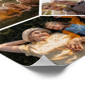 Happy Birthday Cheers To 80 Years Photo Collage Poster (Hoek)