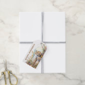 Happy Birthday Cheetah Baby en mama Cadeaulabel (Met Touw)