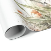 Happy Birthday Cheetah Baby en mama Cadeaupapier (Rol Hoek)