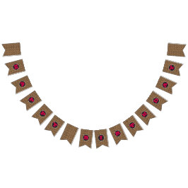 Happy Birthday Cheetah Print Bunting Vlaggetjes