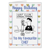 Happy Birthday Chef (Voorkant)