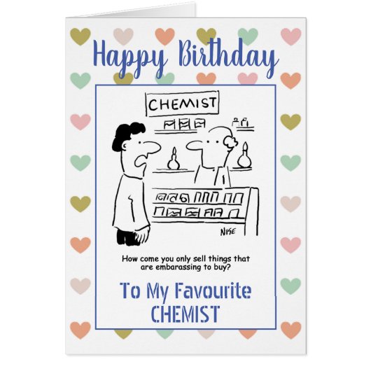 Happy Birthday Chemist (Voorkant)