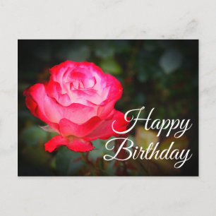 Happy Birthday Cherry Parfait Roos #3 Briefkaart