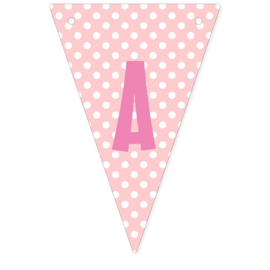 Happy Birthday Chic Paarse Iriska Dots Vlaggetjes (Derde vlag)