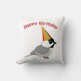 Happy Birthday Chickadee Kussen