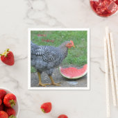 Happy Birthday Chicken Loves Watermelon Servetten (Insitu)