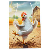 Happy Birthday Chicken Medium Cadeauzakje (Voorkant)
