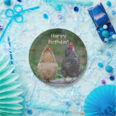 Happy Birthday Chicken Paper Bord (Feest)