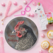Happy Birthday Chicken Paper Bord (Feest)