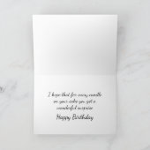 Happy Birthday Chihuahua Puppy Dog ( Chewawa ) Kaart (Binnen)