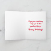 Happy Birthday Chihuahua Puppy Dog Mam Puppies Kaart (Binnen)