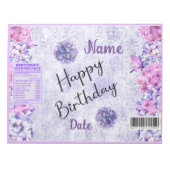 Happy Birthday Chip Bag Wrappers Party Favorieten Notitieblok (Voorkant)
