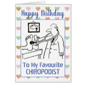 Happy Birthday Chiropodist (Voorkant)