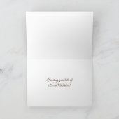 Happy Birthday Chocolate Cupcake Day Wenskaart Kaart (Binnen)