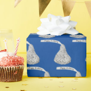 Happy Birthday Chocolate Kisses Cadeaupapier