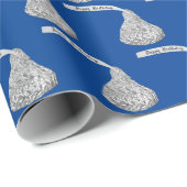 Happy Birthday Chocolate Kisses Cadeaupapier (Rol Hoek)