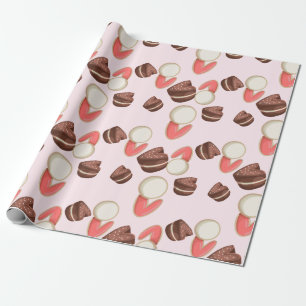Happy Birthday Chocolates & Sweets Cadeaupapier