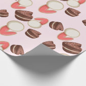 Happy Birthday Chocolates & Sweets Cadeaupapier (Hoek)