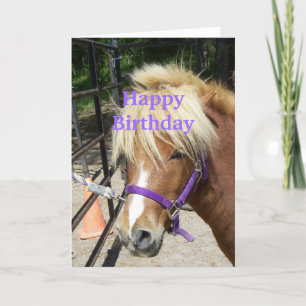 Happy Birthday Christelijke Card Pony Kaart