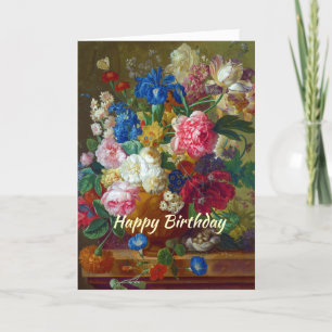 Happy Birthday Christelijke Kaart Flowers