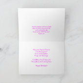 Happy Birthday Christelijke Kaart Pinks (Binnen)