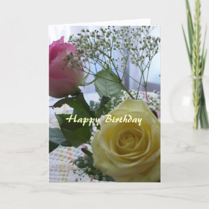Happy Birthday Christelijke Kaart Rozen