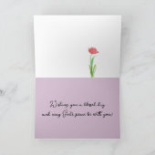 Happy Birthday Church Sister in Christ Religious  Kaart (Binnen)