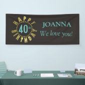 Happy Birthday Circle of Stars Gold GHBX Spandoek (Beurs)