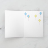 Happy Birthday Circus Style Kaart (Binnen)