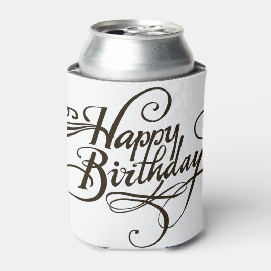 Happy Birthday Classic Collectie Blikjeskoeler (Blikje Voorkant)