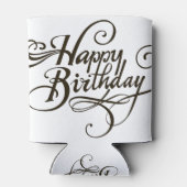 Happy Birthday Classic Collectie Blikjeskoeler (Achterkant)