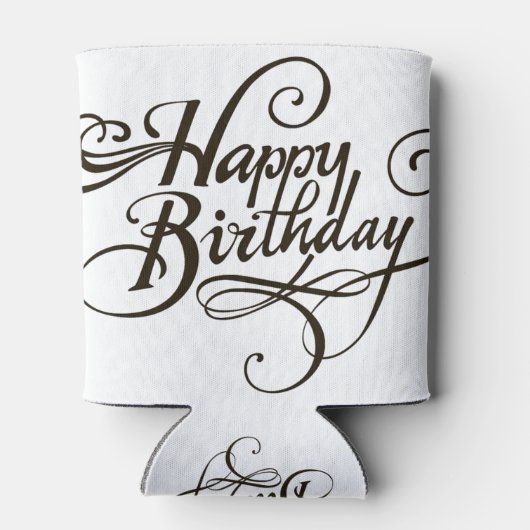 Happy Birthday Classic Collectie Blikjeskoeler (Achterkant)