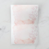 Happy Birthday Classic Viool  Design Roze Kaart (Binnen)