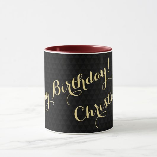 Happy Birthday Coffee Mok (Midden)