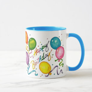 Happy Birthday Coffee Mok