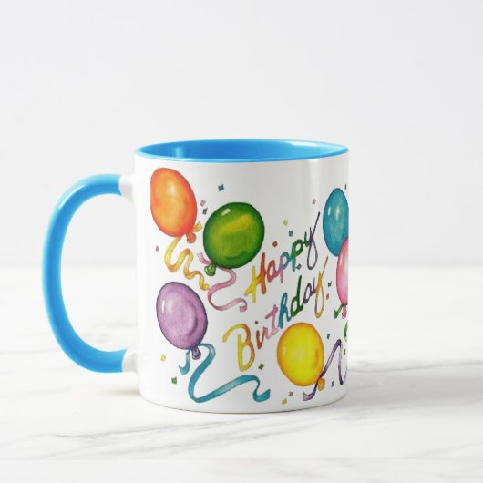 Happy Birthday Coffee Mok (Links)