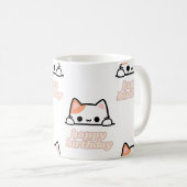 Happy Birthday Coffee Mok – Een feestelijke manier (Voorkant rechts)