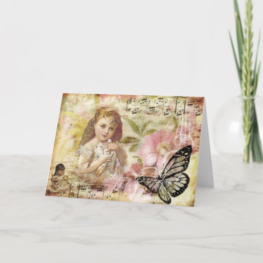 Happy Birthday  Collage Kaart (Voorkant)