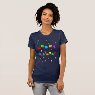 Happy Birthday Colorful Balloons grappig T-shirt