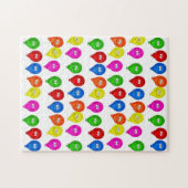 Happy Birthday Colorful Balloons Legpuzzel (Horizontaal)