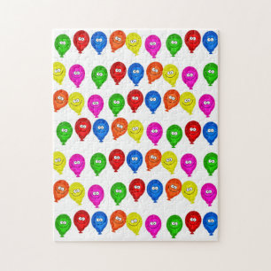 Happy Birthday Colorful Balloons Legpuzzel