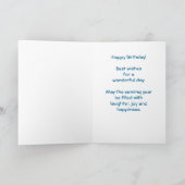 Happy Birthday - Colorful Bold Abstract Painting Kaart (Binnen)