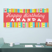Happy Birthday Colorful Celebration Banner (Beurs)