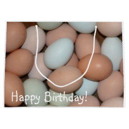 Happy Birthday Colorful Chicken Eggs Groot Cadeauzakje