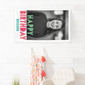 Happy Birthday Colorful Photo Banner (Insitu)