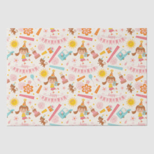 Happy Birthday Colorful Tissuepapier