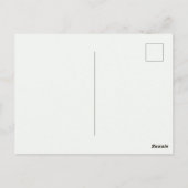 Happy Birthday Colorful  Wildbloemen Briefkaart (Achterkant)