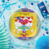 Happy Birthday Comic Book Bekijk aangepast Bord pa (Feest)